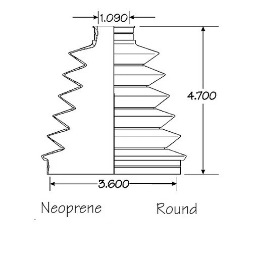 Kit de reparación de arranque CV interior delantero para Volvo S70 1999-2000 2,4 L no turbo manual Foto 4 de 4