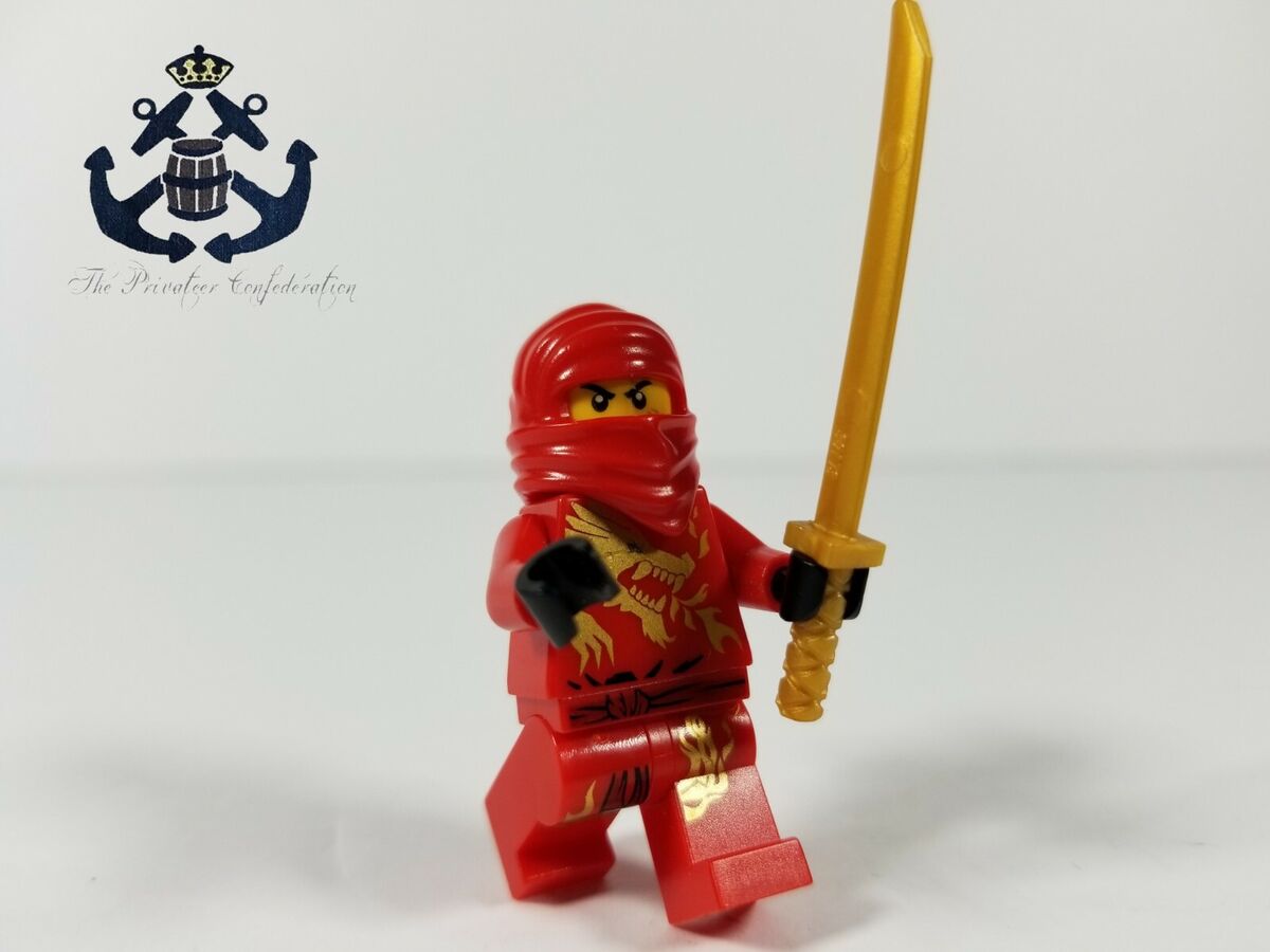 Lego Minifigure Ninjago Kai DX + Pearl Gold Katana njo009 Lego Minifigure Ninjago Kai DX + Pearl Gold Katana njo009