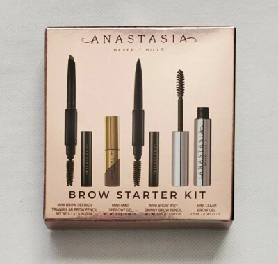 Anastasia Beverly Hills 4Piece Brow Starter Kit MEDIUM BROWN, New w/ Box! C26