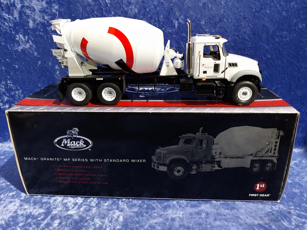 First Gear 2013 Holcim Mack Granite MP Series Standard Mixer 1/34