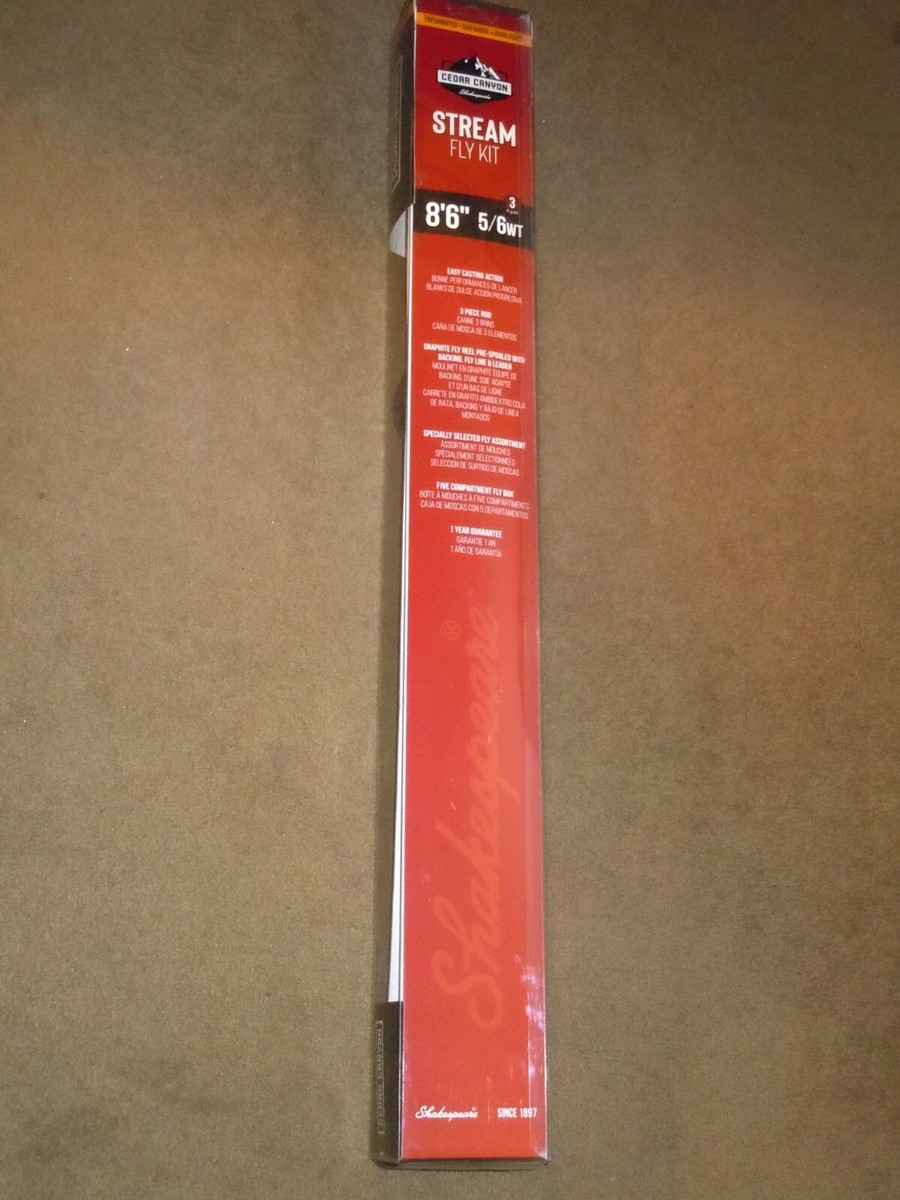 SKITCCL86F56W Shakespeare Cedar Canyon Stream Fly Reel and Fishing