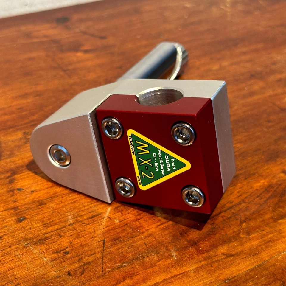 KUWAHARA - NITTO MX-2 - Vástago de pluma BMX tipo vintage 21,0 mm hecho en Japón - ROJO Foto 4 de 4