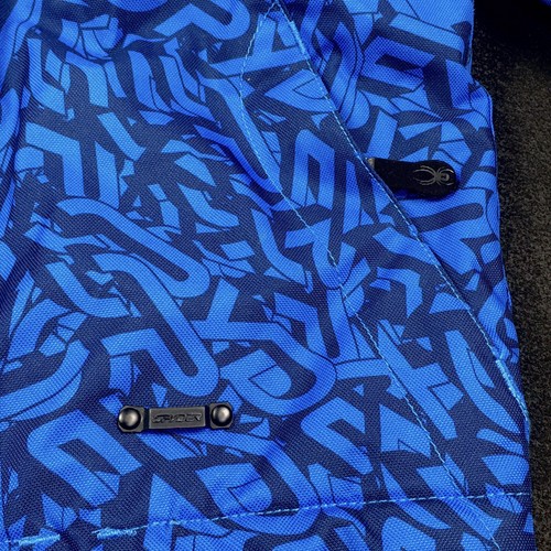 SPYDER Active Sports Boys Winter Snow Ski Jacket Spell Out Blue Growing Sleeves - Picture 6 of 11