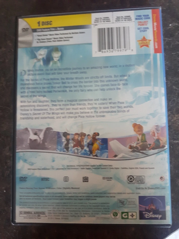 Secret Of The Wings 2005 DVD Movie Widescreen Good Condition - Image 2 of 2