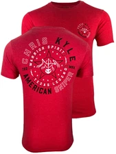 Howitzer Style Men's T-Shirt Chris Kyle Circle Military Grunt MFG