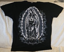CAMISETA NUESTRA SEÑORA DE GUADALUPE VIRGEN MARÍA ROSA FLOR REZAR VIRGEN MORENA