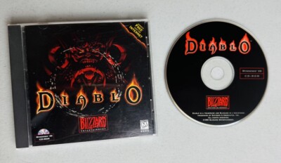 Diablo (Windows 95 PC CD-ROM, 1996) COMPLETE with Disc, Manual, Case