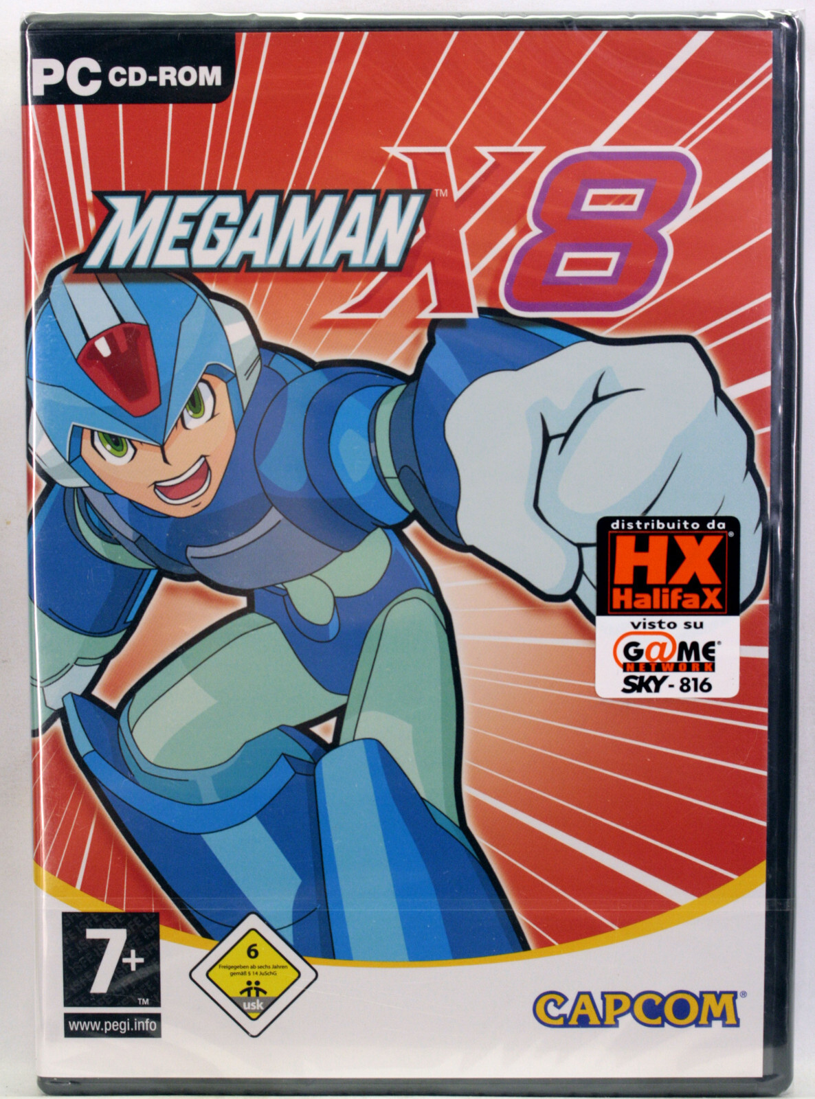 MEGAMAN X8 CAPCOM GIOCO PC EDIZIONE ITALIANA UFFICIALE PRIMA STAMPA 84737