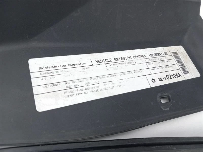 2008 DODGE NITRO COWL VENT PANEL - Image 3 of 4