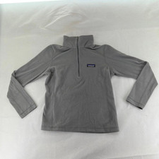 Patagonia 1/4 Zip Micro D Fleece Jacket Gray Womens Size XS
