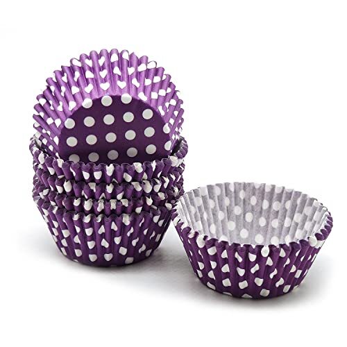 150x Tupfen Papier Muffin Cupcake Liner Backförmchen zur Einweihung Geburtstag - Bild 1 von 6