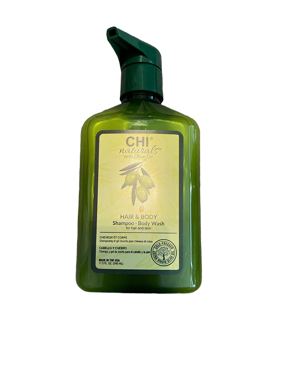NEW CHI Olive Organics Hair & Body Shampoo Body Wash (For Hair and Skin