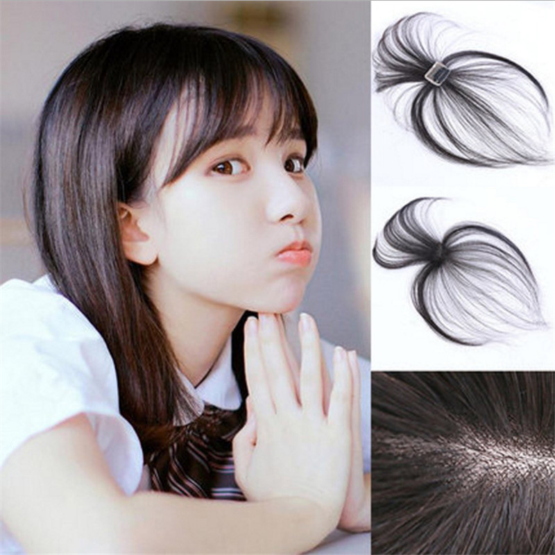3d Air Bangs Natural Mini Light Thin Fringe Invisible Seamless