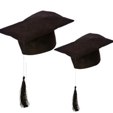 Mortar Felt Board Hat Adults Fancy Dress Head Teacher Teachers Hat Mens Ladies