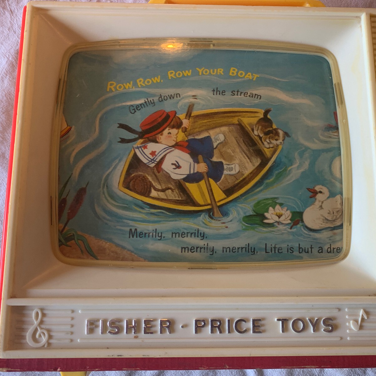 Vintage Fisher Price Toys 1966 Two Tune Giant Screen Music Vintage Fisher Price Toys 1966 Two Tune Giant Screen Music