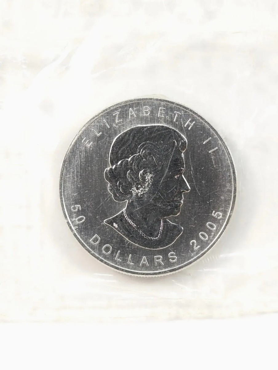 パラジウム1oz  NGC MS69 2005年 カナダメイプルリーフ50ドル 2005 1 Ounce Palladium Canadian Maple Leaf $50 Uncirculated
