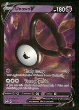 unown v pokemon card price UNOWN V 176/195 FULL ART- SILVER TEMPEST POKEMON-ULTRA RARE-MINT-PACK FRESH