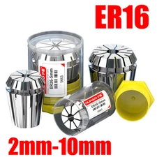 ER16 2-10mm Spring Collet Workholding for CNC, Milling Machine, Lathe, Drilling