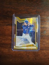 2022 Elite Extra Gold Die Cut Aspirations Tres Gonzalez Auto 17/24 SSP SP #140