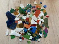 Classic Mix Mosaic Stained Glass Bits - 20 Oz 