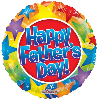 Balloon 18'' Happy Father's Day Star Mylar Foil Balloon Party Decoration