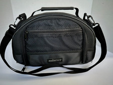 Mainstays Black Nylon Camera Bag 12" x 8" x 5", Shoulder Strap, 4 pockets, Clean