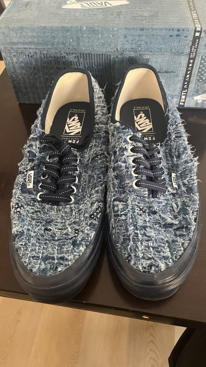 Size 11.5 - VANS FDMTL x OG Authentic LX Distressed Indigo | eBay