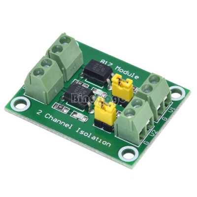 1X PC817 2-Channel Voltage Converter Module Optocoupler Isolation Driving Module