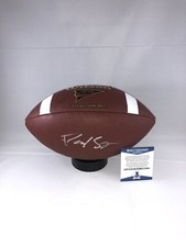DAVID SHAW STANFORD CARDINALS SIGNED NCAA FOOTBALL BECKETT BAS