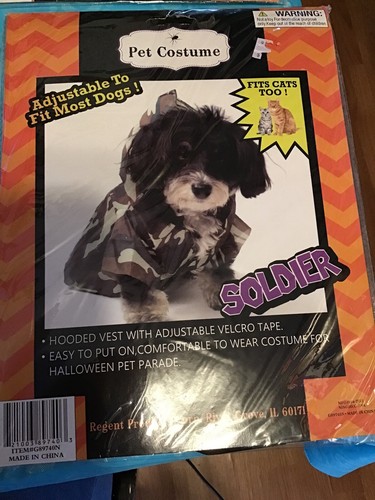 dog costume soldier