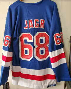 jagr rangers jersey
