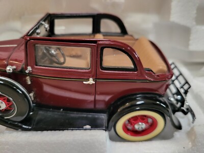 Franklin Mint BONNIE & CLYDE 1932 FORD Convertible Sedan Die Cast
