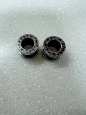 PAIR Of Pink Leopard Print Plugs Gauges Body Jewelry