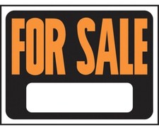 4 Pack - FOR SALE Sign 9"x12" Flexible Plastic Business/Personal Use - FAST SHIP