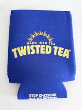 Twisted Tea Hard Iced Can Cooler Koozie Coolie Insulator Keep It Twisted, New 
