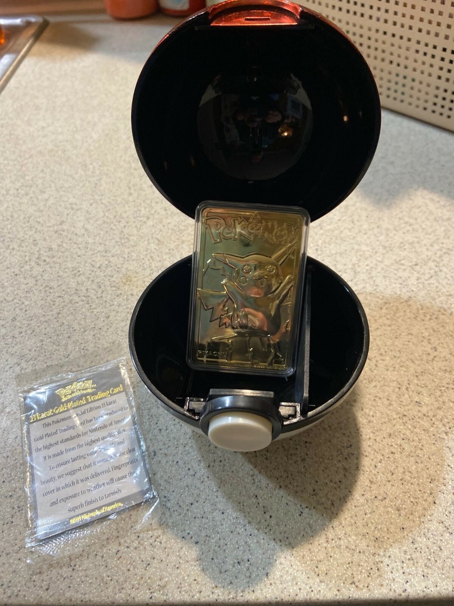 23K Gold Pokeman Pikachu card