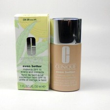 Clinique Even Better Makeup SPF15 Evens  Corrects Foundation 28 IVORY 30ml NEW