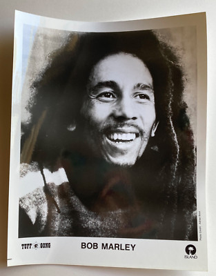 Vintage Bob Marley 8x10 Photo Tuff Gong Island Photograph Press Release Picture