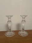 Pair of Neiman Marcus Crystal Candlesticks 6” — photo 1