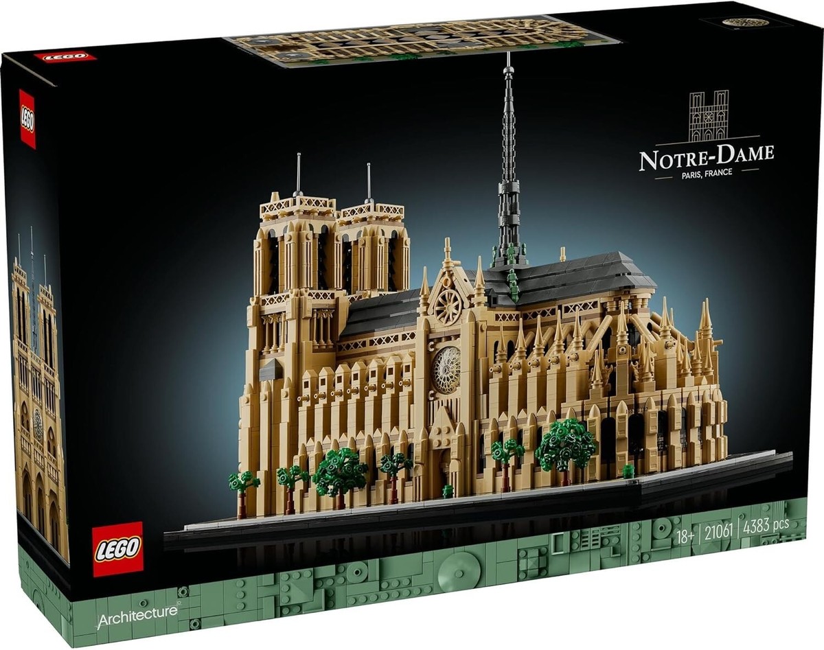 LEGO 21061 Architecture NOTRE-DAME PARIS FRANCE Block Building Toy