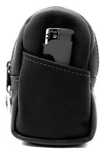 Genuine Leather Cigarette Case Lighter Holder for Men and Woman, Holds...