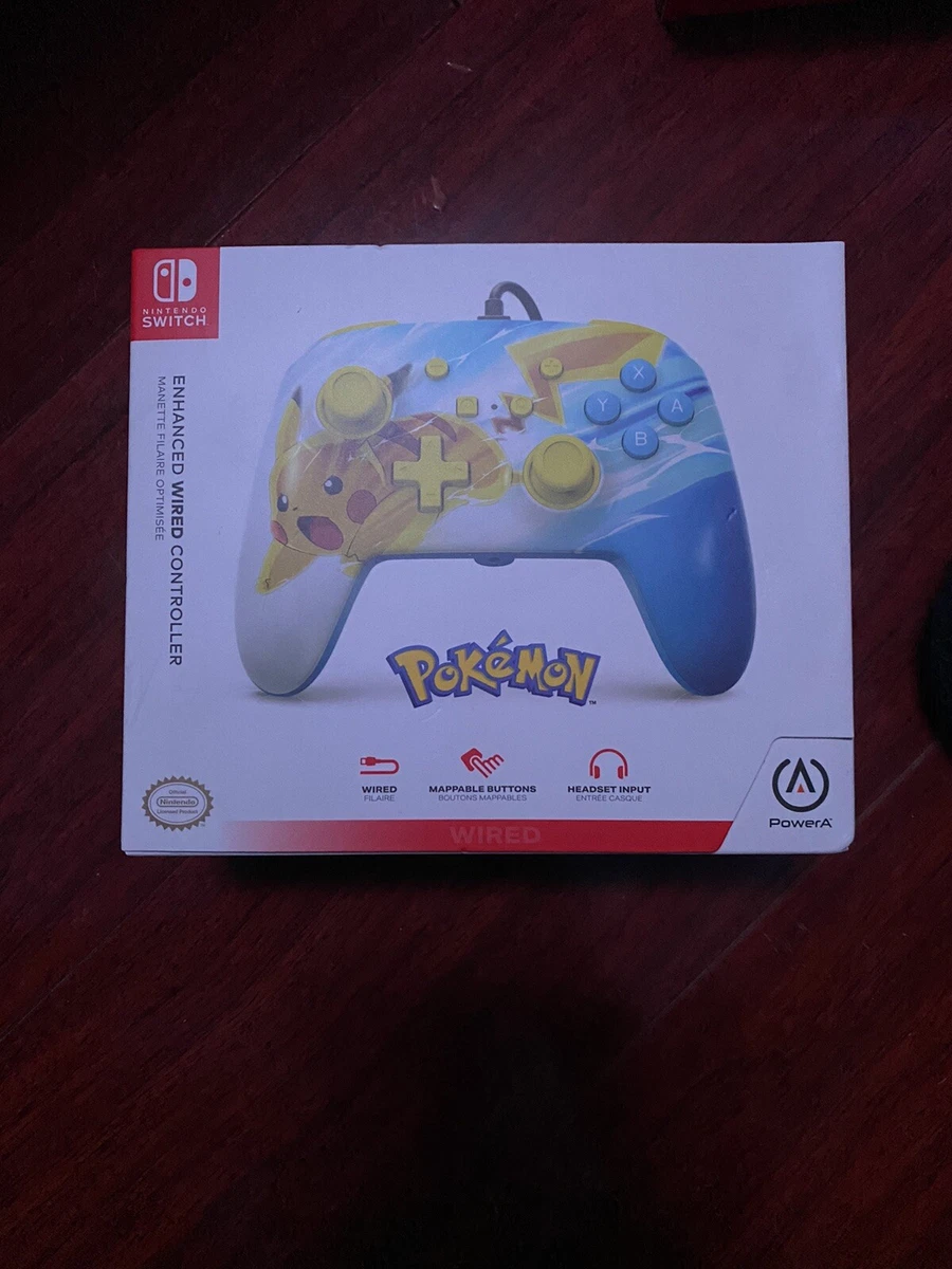  PowerA Pokemon Enhanced Wired Controller for Nintendo Switch -  Pikachu Lightning - Nintendo Switch : Video Games