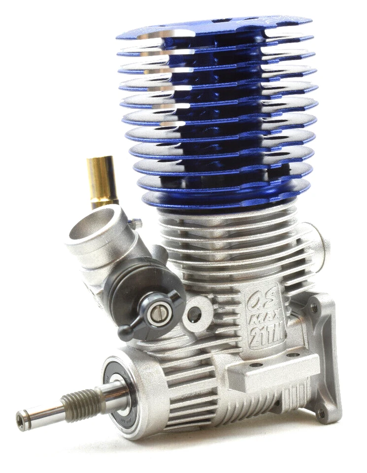 OS Engines MAX-21TM W/ 11K Carb & T-Maxx Manifold RC Nitro 2 Stroke Engine 12240 - Image 2 of 4