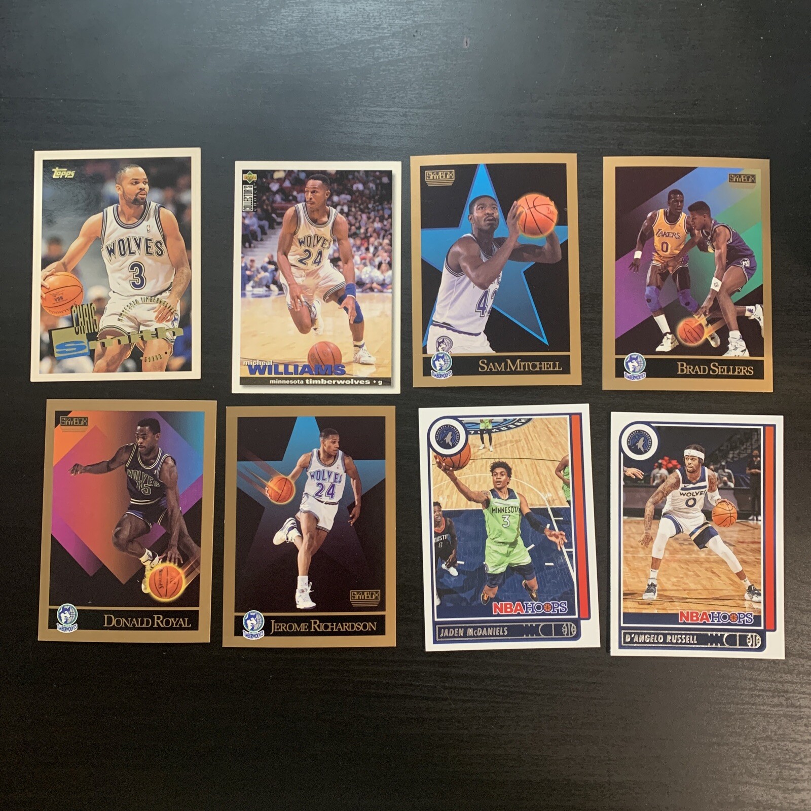 8 Card Minnesota Timberwolves Lot VG NBA Basketball