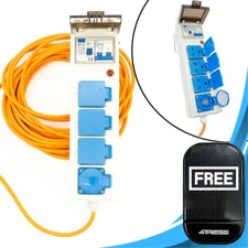 Camping Site Caravan Motorhome USB,5 Way Mobile Mains Electric Power CC429. +M