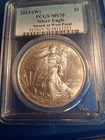 2013-W WEST POINT MINT  SILVER EAGLE PCGS FIRST STRIKE ENHANCED MS70!