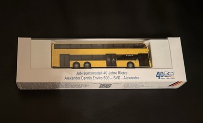Rietze Jubiläumsmodell Alexander Dennis Enviro 500 BVG Berlin - Alexandra