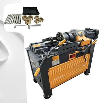 Automatic Rebar Rib Rolling Machine For Steel Bar Threading Work 220V 3PH