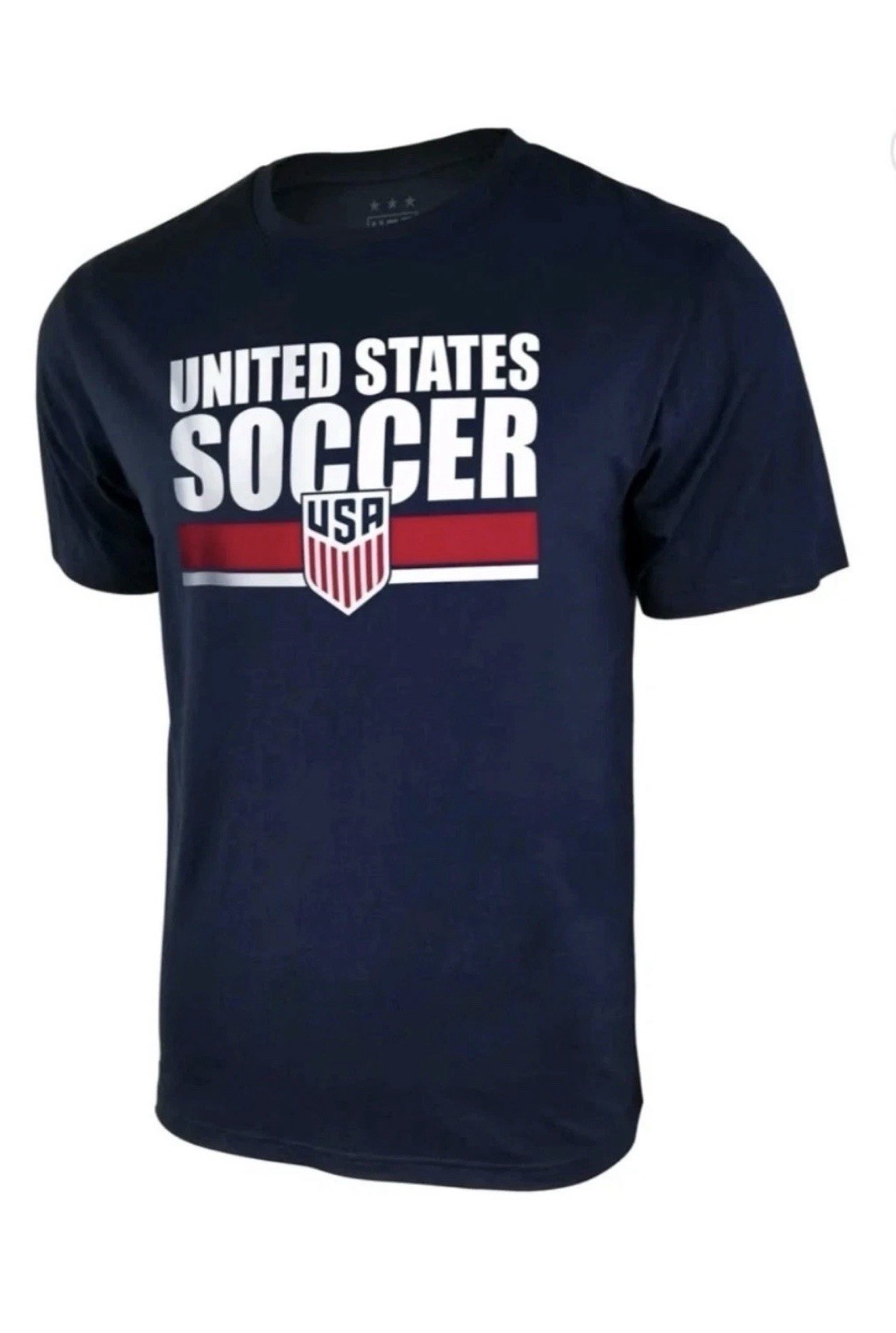 Icon Sports USMNT Soccer T-Shirt Licensed Navy USA NEW M Perfect For Fifa Games