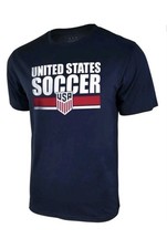 Icon Sports USMNT Soccer T-Shirt Licensed Navy USA NEW M Perfect For Fifa Games